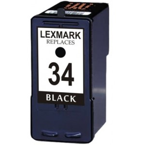 Cartus Inkjet Compatibil Lexmak #34  negru pentru P910, P4000, P6000 ,X3500, X4500 ,X2500 ,X3300, X5200 ,X5070, X5075, X5470,X5490, X5495, X7100, X7300, X8300, X7350,Z800 ,Z845, Z1300, Z1400